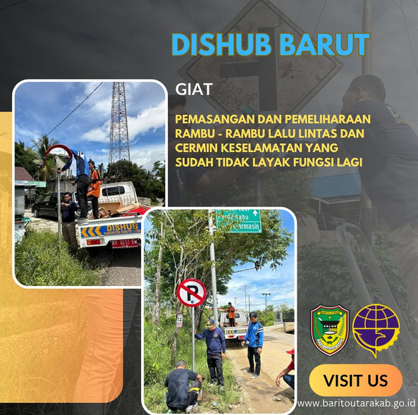 Pemasangan rambu